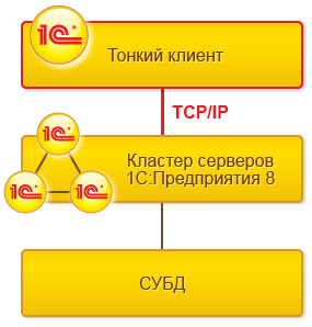 Тонкий клиент: Клиент-серверный вариант работы